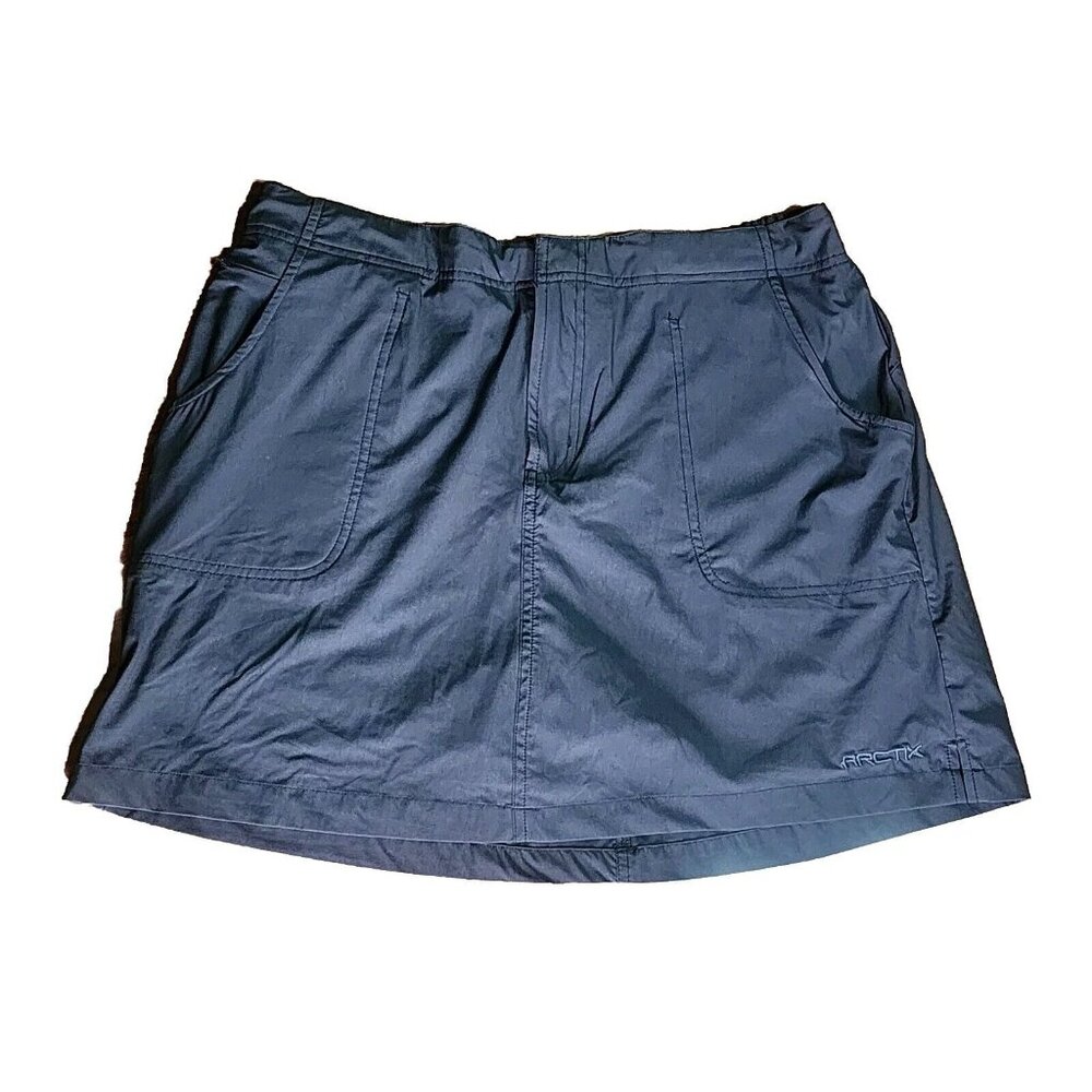 ARCTIX‎ Solid All Black Activewear Skort with Pockets Womens Size L Large